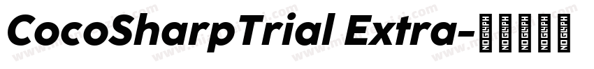 CocoSharpTrial Extra字体转换